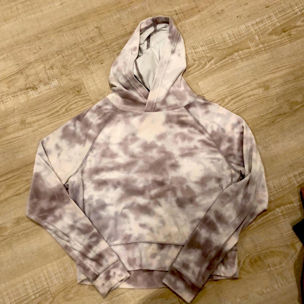 Purple tie dye sweatshirt